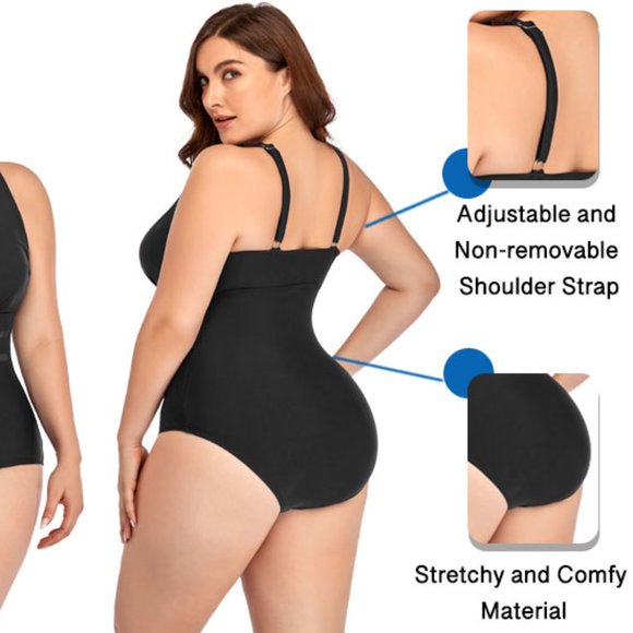 DACI Plus Size One Piece Swimsuit 🏊 NEW WITH TAGS! - Picture 10 of 16